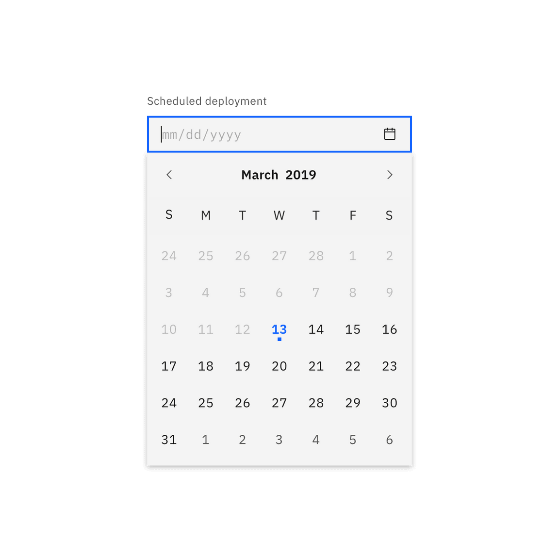 Min and max date example Min and max date example