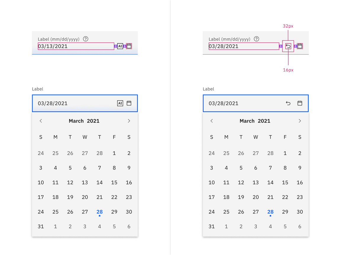 Structure and spacing fluid date picker with AI Structure and spacing fluid date picker with AI